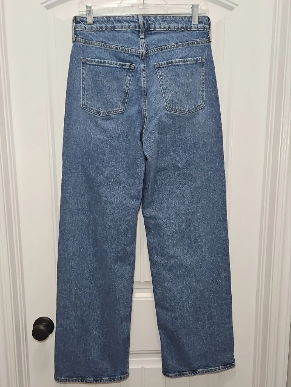 Old Navy Extra High Rise Wide Leg Denim Jean Size 4 New Womens
